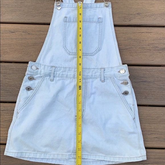 Forever 21 Denim Jumper Skirt Overalls Style - Picture 6 of 9
